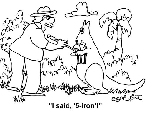 'I said, '5-iron'!'
