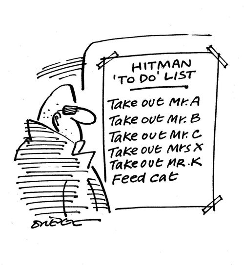 Hitman To Do List...