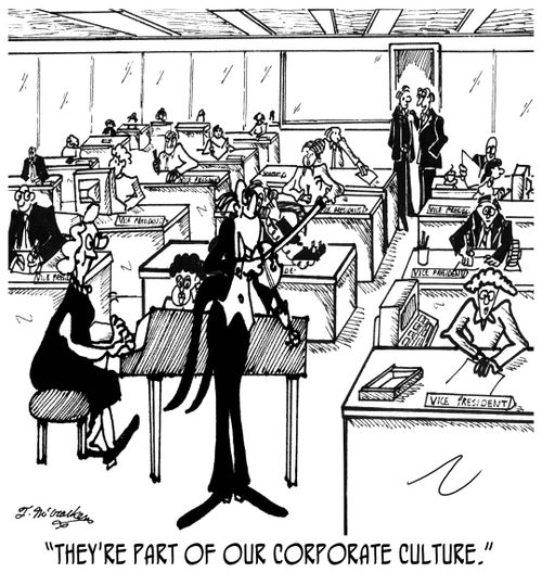'They're part of our corporate culture.'