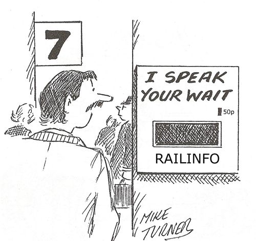 Rail Platform Information: I Speak Your Wait.