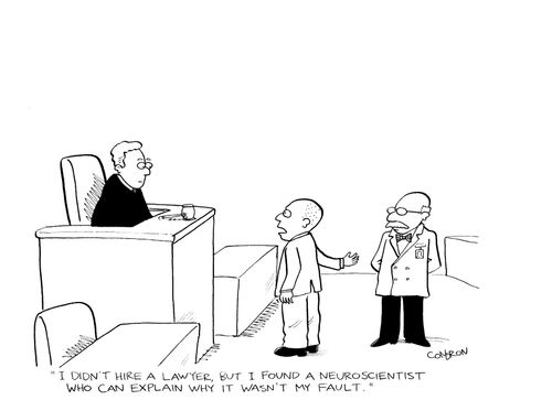 'I didn't hire a lawyer, but I found a neuroscientist who can explain why it wasn't my fault.'