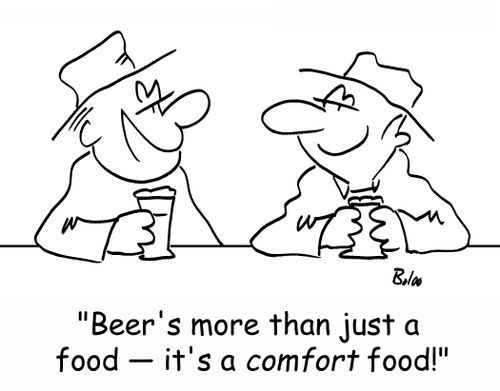 'Beer's more than just a food -- it's a comfort food!'
