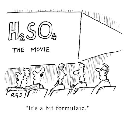 'It's a bit formulaic'