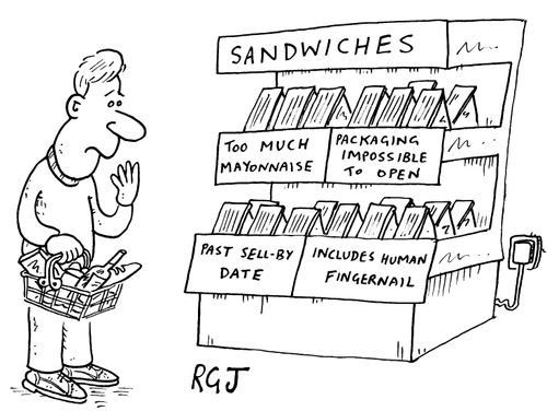 A choice of sandwiches