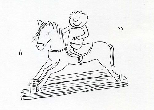 Rocking horse.