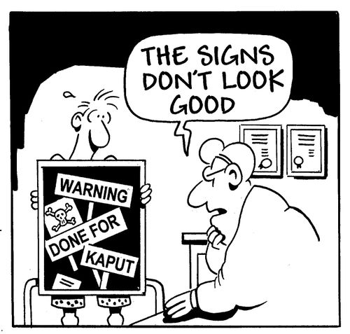 The signs don't look good.
