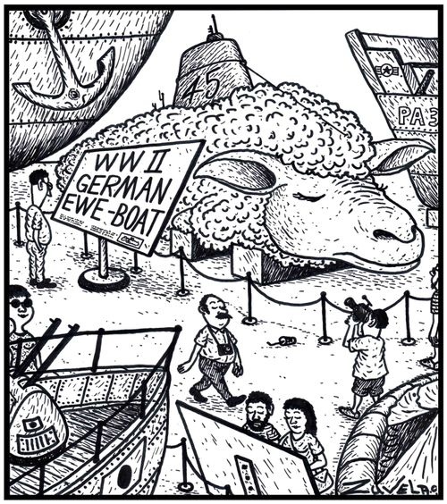 WW 2 German EWE-boat.