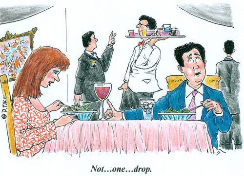 'Not...one...drop.'