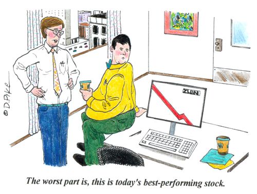 'The worst part is, this is today's best-performing stock.'