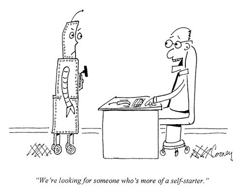 "We're looking for someone who's more of a self-starter."