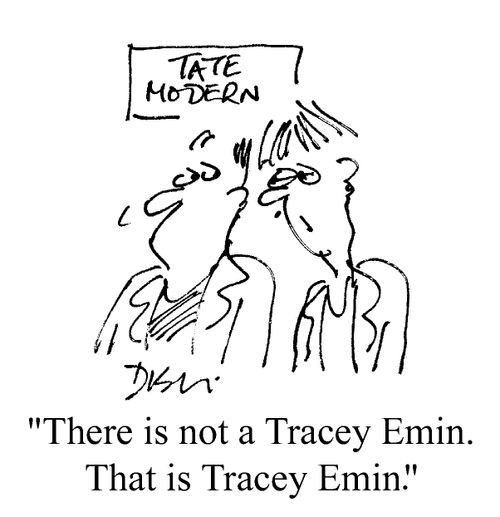 "That's not a Tracey Emin - that is Tracey Emin."