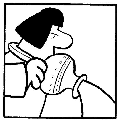 Aquarius/man pouring water