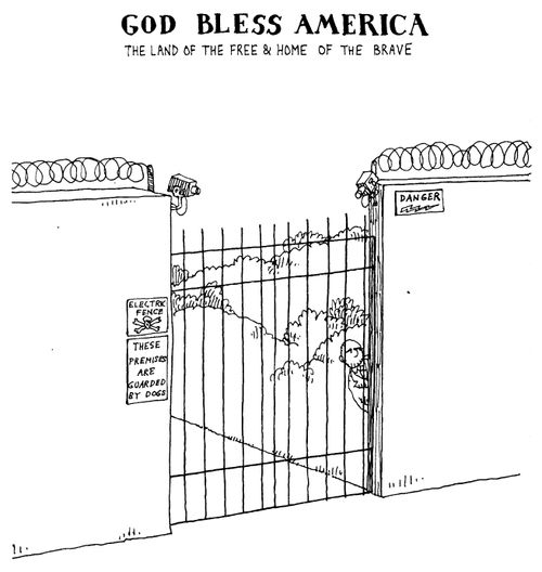 'God Bless America' 'The land of the free and the home of the brave'