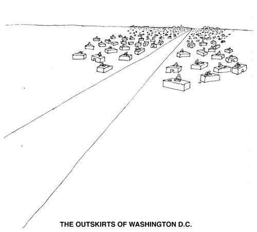 'The outskirts of Washington D.C.'