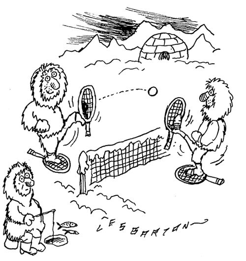 Snow-shoe Tennis