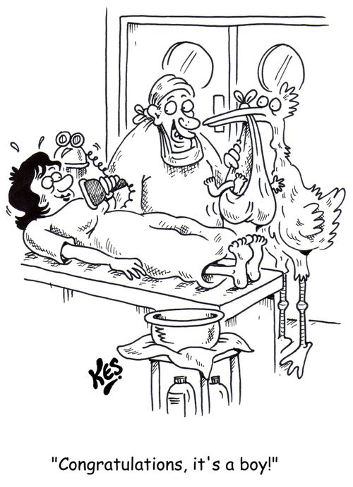 'Congratulations, it's a boy!'