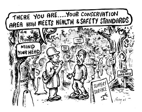 'Your conservation area now meets health & safety standards'