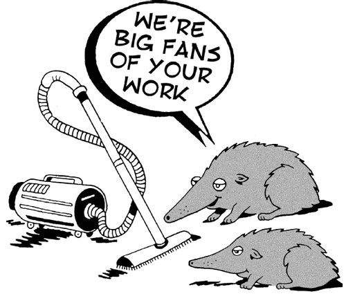 'We're big fans of your work.'
