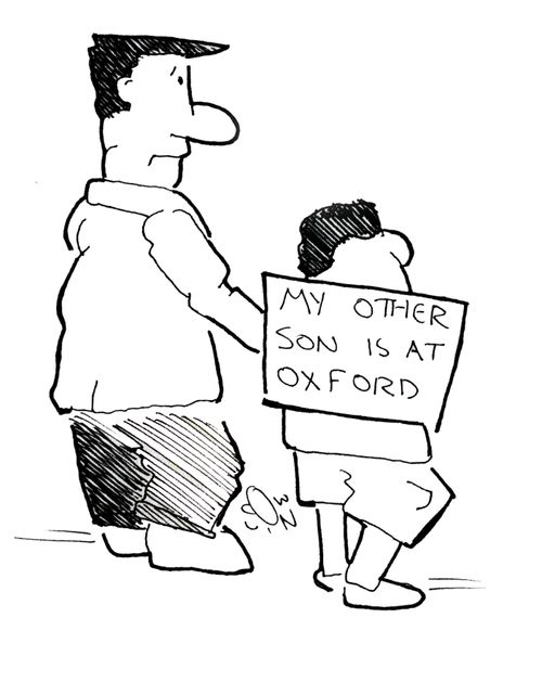 My other son is at Oxford.