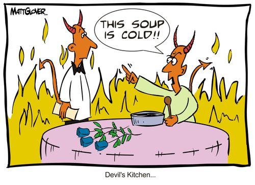 Devil's Kitchen - "This soup is cold!"