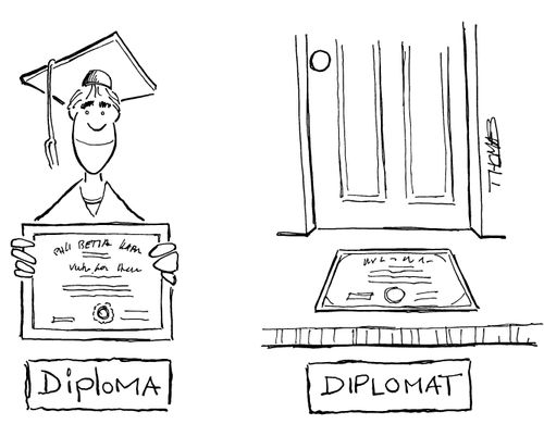 Diploma/Diplomat.