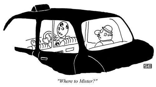 'Where to, Mister?'