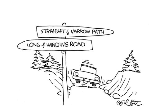 Straight and Narrow Path/Long and Winding Road.