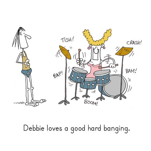 Debbie loves a good hard banging.