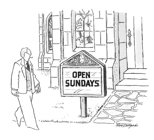 Church: Open Sundays