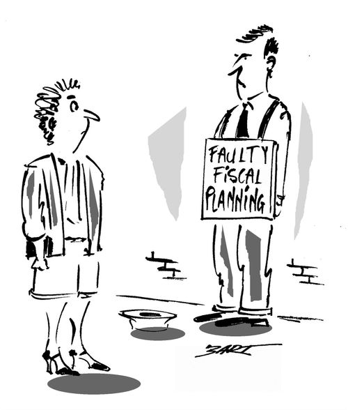 Faulty fiscal planning