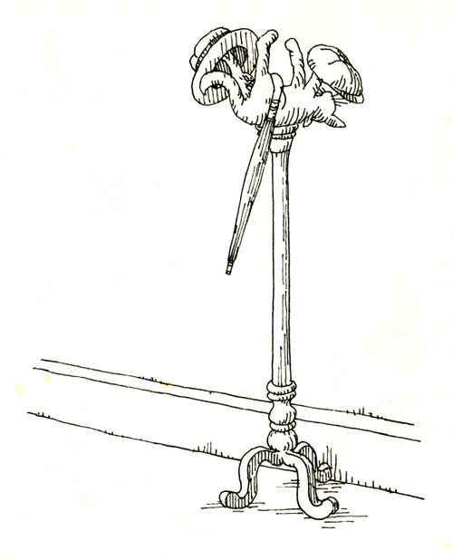 101 uses of a dead cat: hatstand