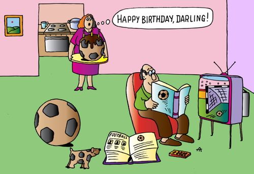 'Happy birthday, darling!'