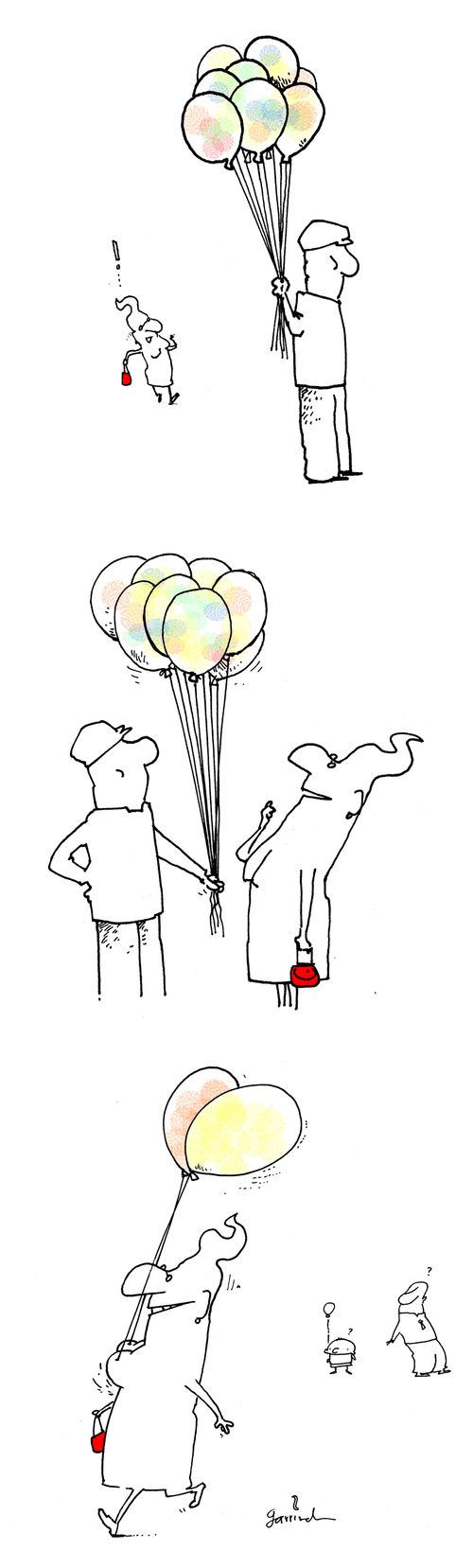 Ballons Holding Up Breasts.