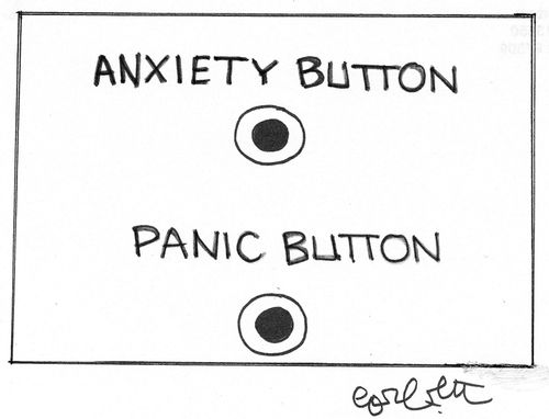 Buttons: ANXIETY and PANIC.