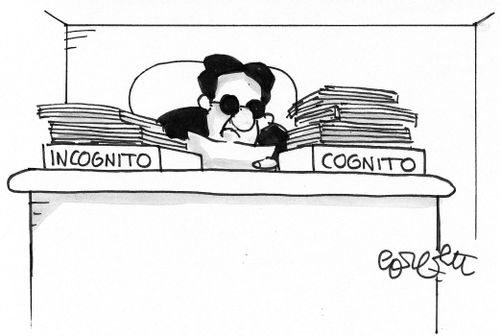 Work boxes: 'Incognito...Cognito.'