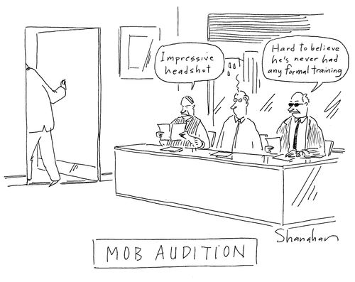 'Mob audition'