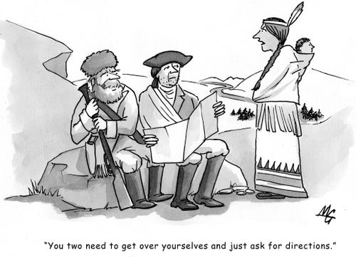'You two need to get over yourselves and just ask for directions.'