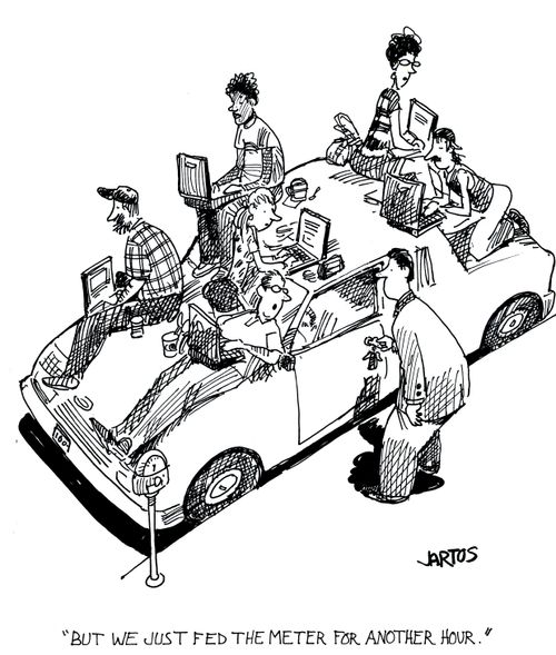 'But we just fed the meter for another hour.'