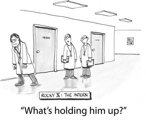 'What's holding him up?'