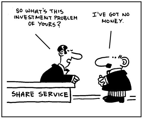 'So what's this investment problem of yours?'