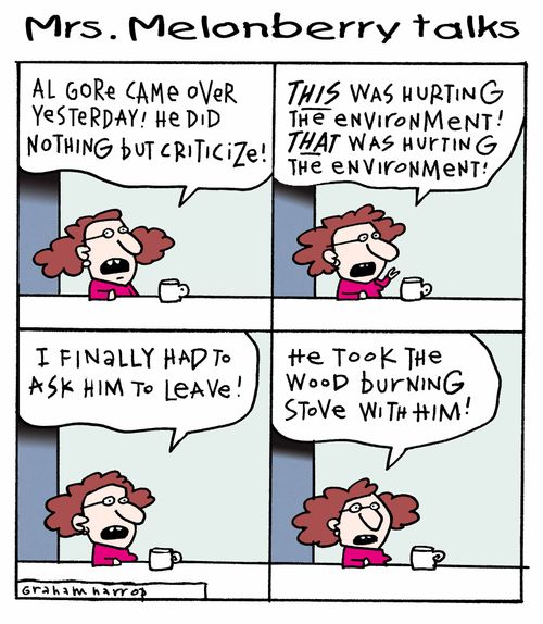 'Al Gore came over yesterday. He did nothing but criticize...This was hurting the environment! That was hurting the environment...'