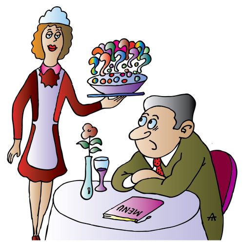Ordering a Surprise Dish.