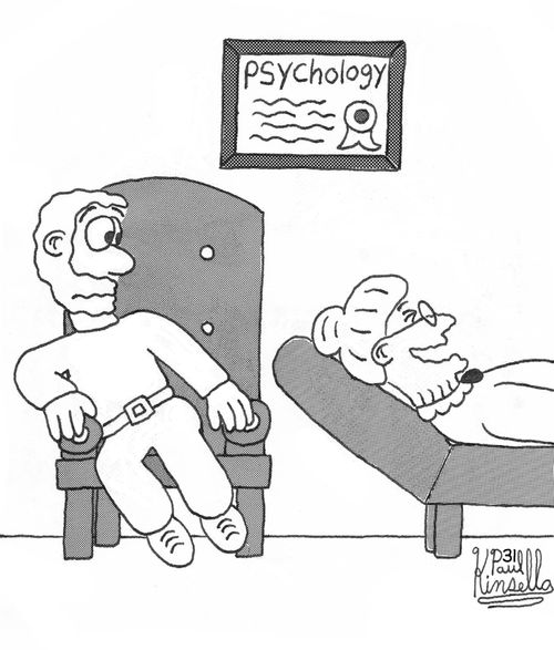 Psychologist is SHOCKED by what his elderly patent is telling him.