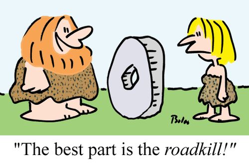 'The best part is the roadkill!'
