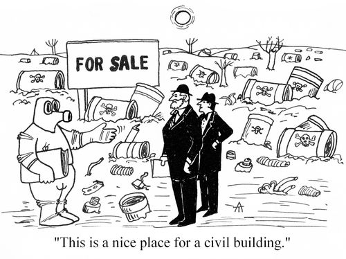 'This is a nice place for a civil building.'