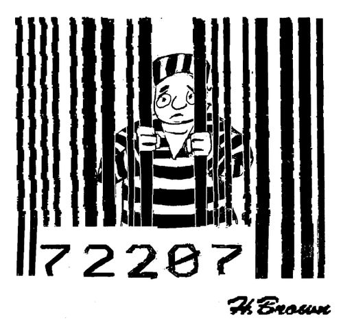 Bar code prison.