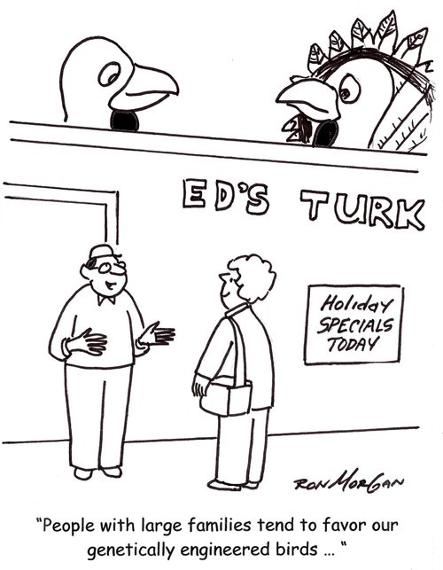 'People with large families tend to favor our genetically engineered birds... '