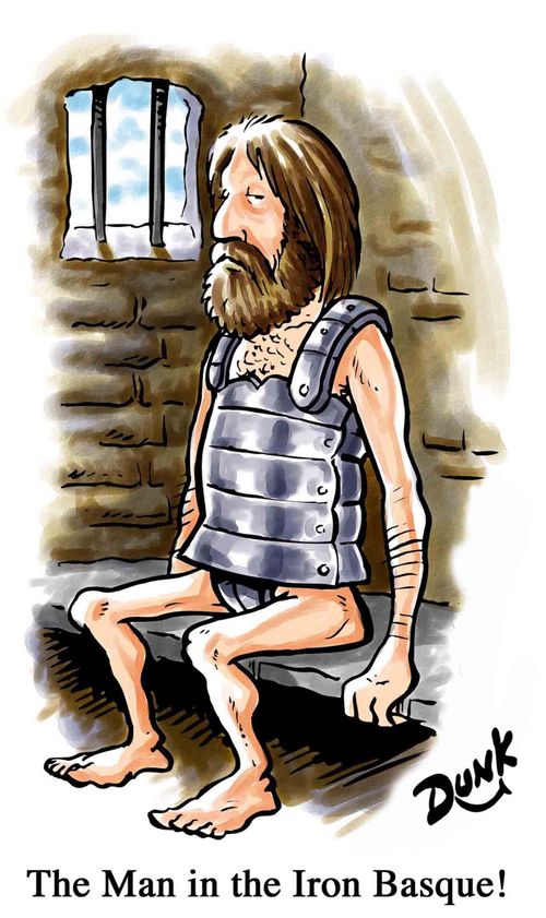 The Man in the Iron Basque!
