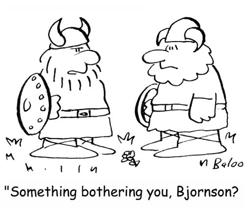 'Something bothering you, Bjornson?'