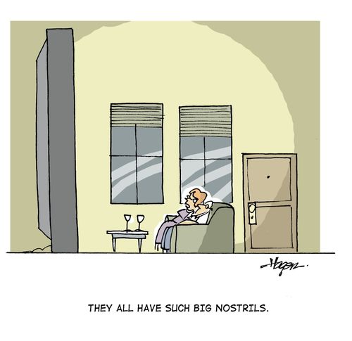 They all have such big nostrils.